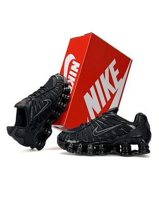 Мужские кроссовки nike shox tl all black