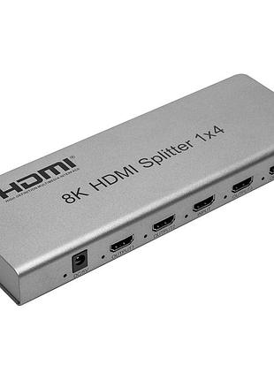 Спліттер powerplant hdmi 8k 1x4 (hdsp8k-4)