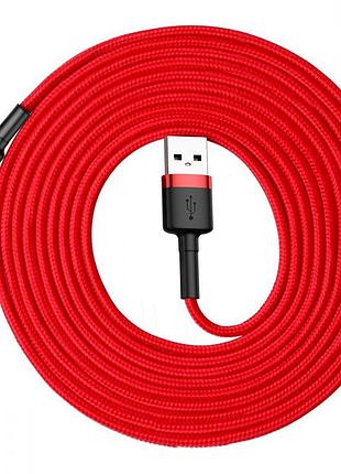 Кабель baseus cafule micro usb cable 2.0a (3m) gray/black 4