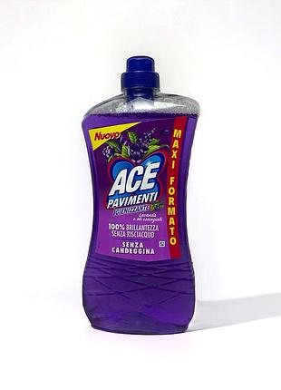 Жидкое моющее средство для мытья полов ace лаванда 1 л