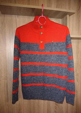 Кофта  - поло свитер джемпер tommy hilfiger мужской 46 - 48 (l)