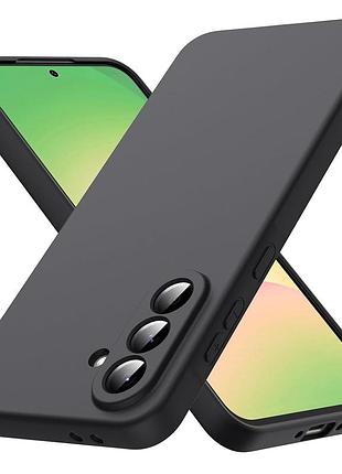 Чохол fiji full soft premium для samsung galaxy a36 5g (a366) протиударний бампер з мікрофіброю black