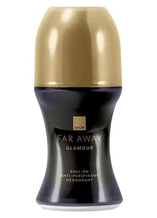 Дезодорант-антиперспирант с шариковым аппликатором аvon far away glamour 50 мл