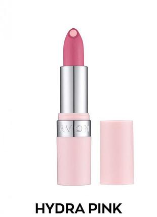 Матовая губная помада avon «супер увлажнение» с гиалуроновой кислотой | розовая hydra pink 3.6 г