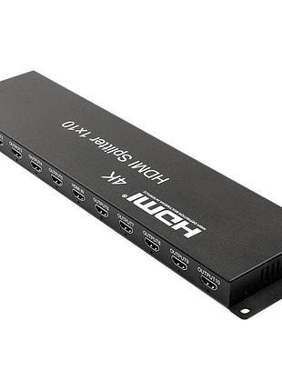 Сплітер powerplant hdmi 1x10 v1.4, 3d, 4k/30hz (hdsp10-v1.4)