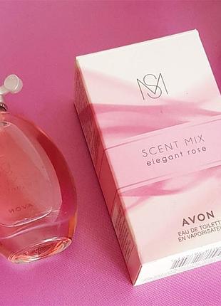 Туалетна вода avon elegant rose для неї, 30 мл