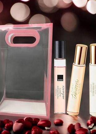 Набор мини-ароматов к дню влюбленных avon today tomorrow always для нее 10 мл (в подарочном пакетике)