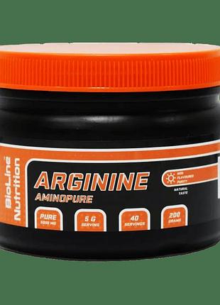 Аминокислота аргинин для стимуляции роста мышц bioline nutrition