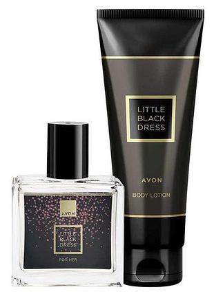 Парфюмерный набор avon little black dress для нее, 50 мл