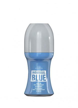 Дезодорант-антиперспирант с шариковым аппликатором avon individual blue 50 мл