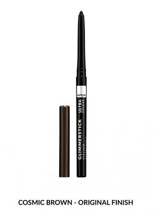 Карандаш для глаз avon ultra colour - cosmic brown/космический коричневый 0.28г