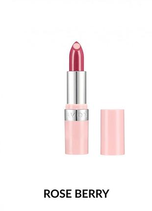 Глянцева губна помада avon «супер зволоження» rose berry | з гіалуроновою кислотою 3.6 г