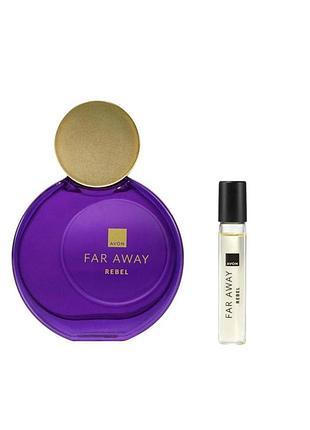 Женский парфюмированный набор avon far away rebel 2-в-1 для нее