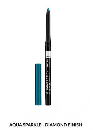 Мерцающий карандаш для глаз avon - акватический/aqua sparkle 0.35г