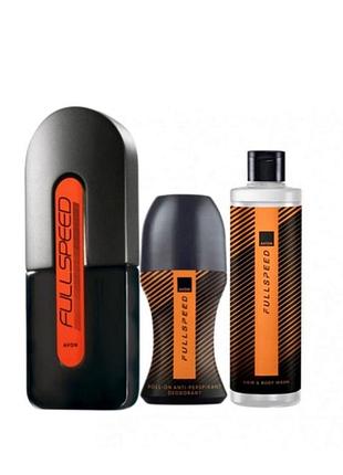 Парфумерний набір avon fullspeed giftset 3 в 1 для нього туалетна вода 75 мл гель для душу 250 мл та дезодорант - антиперспірант