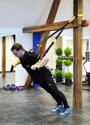 Підвісна система для силових тренувань (trx стрічки) — набір для тренувань з власною вагою (до 150 кг)
