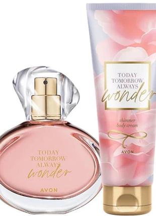 Парфюмерный набор avon tta wonder для неї