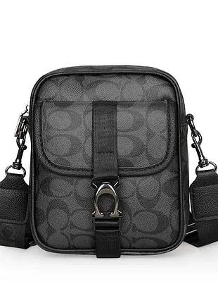 Мужская сумка мессенджер coach heritage crossbody