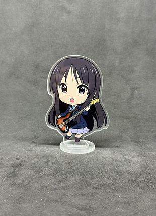 Акриловая коллекционная фигурка chibi k-on! мио акияма 10 cм