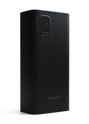 Портативная батарея walker wb-730, 30000 mah, 22.5w (qc3.0 + pd) black