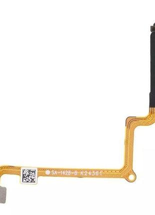 Шлейф xiaomi poco c75, redmi 14c 4g, redmi 14c 5g, с сканером отпечатка пальца, black
