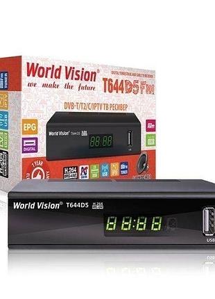 Тюнер т2 world vision т644d5 fm