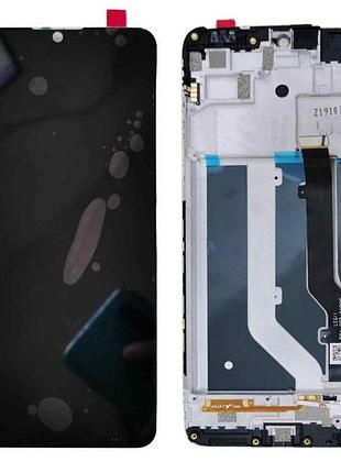 Дисплей для zte blade 20 smart 2019 (v2050), blade 10 prime с сенсором и рамкой, black