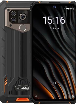 Смартфон sigma mobile x-treme pq55 dual sim черный/оранжевый