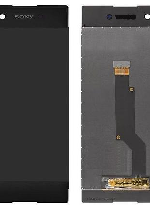 Дисплей для sony g3112 xperia xa1 dual, g3116, g3121, g3125 с сенсором черный