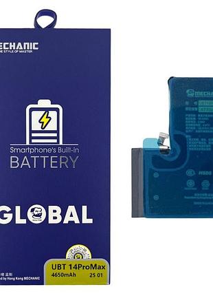 Акумулятор mechanic для apple iphone 14 pro max, li-polymer, 4770mah, збільшена ємність, без помилки
