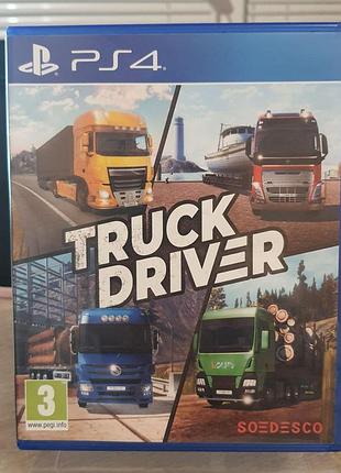 Дискова версія гри truck driver (ps4, російські субтитри) б/в