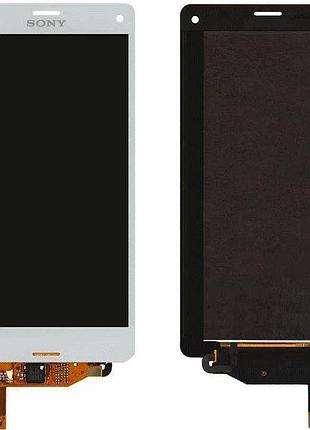 Дисплей для sony d5803 xperia z3 compact (mini), d5833 с сенсором белый