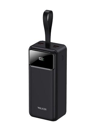 Портативная батарея walker wb-640 40000mah, 22.5w (qc3.0 + pd) black