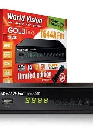 Тюнер т2 world vision т644a fm