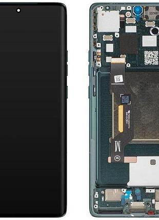 Дисплей motorola xt2407 moto edge 50 с сенсором и рамкой, green, оригинал