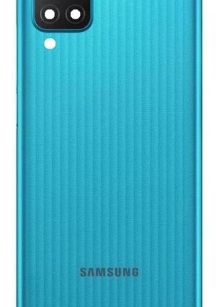Задняя крышка samsung m127 galaxy m12 2021 с стеклом камеры, green