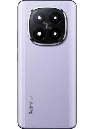 Задня кришка xiaomi redmi note 14 pro 5g, зі склом камери, lavender purple