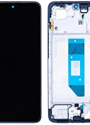 Дисплей xiaomi redmi note 14 4g із сенсором і рамкою, black (oled) 161,5 мм