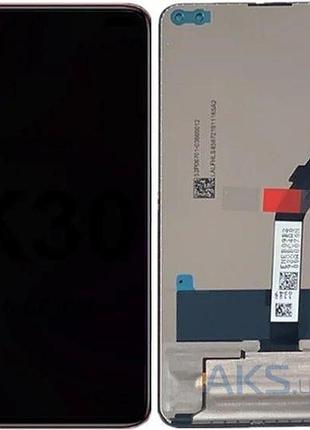 Дисплей xiaomi pocophone x2, redmi k30 с сенсором, black, original prc