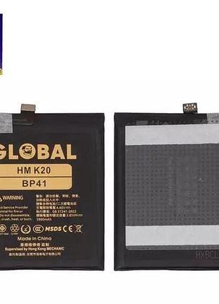 Аккумулятор mechanic bp41 для xiaomi mi 9t, redmi k20, li-polymer, 3,85 b, 3900mah