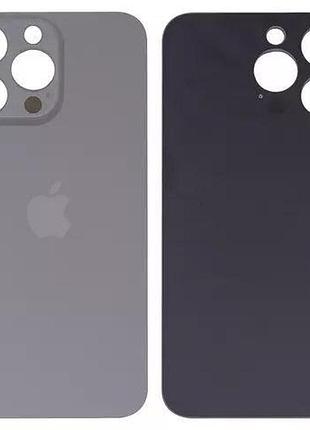 Задняя крышка apple iphone 15 pro, natural titanium