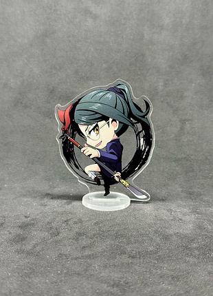 Акриловая коллекционная фигурка chibi аниме: магическая битва/jujutsu kaisen маки зенин 10см