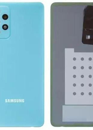 Задняя крышка samsung a526 galaxy a52 5g, со стеклом камеры, blue
