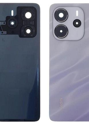 Задня кришка xiaomi redmi note 14 4g зі склом камери, global version, mist purple