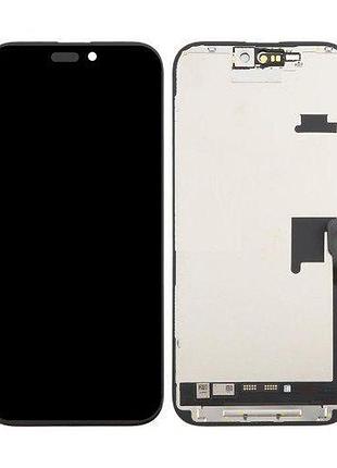 Дисплей apple iphone 16 pro max с сенсором и рамкой, black (oled)