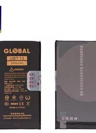 Аккумулятор mechanic для apple iphone 13, li-polymer, 3,84 b, 3500mah, повышенная ёмкость, original ic