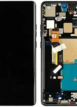 Дисплей motorola xt2401 moto edge 50 ultra с сенсором и рамкой, est grey (original prc)