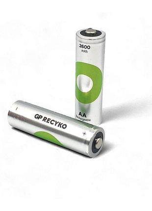 Аккумулятор aa gp recyko+ 2600mah (1шт.)