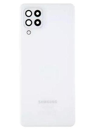Задня кришка samsung a225 galaxy a22 4g 2021 зі склом камери, білий