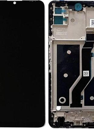 Дисплей zte blade v30 із сенсором і рамкою, чорний, original (prc)